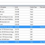 Quota Templates7